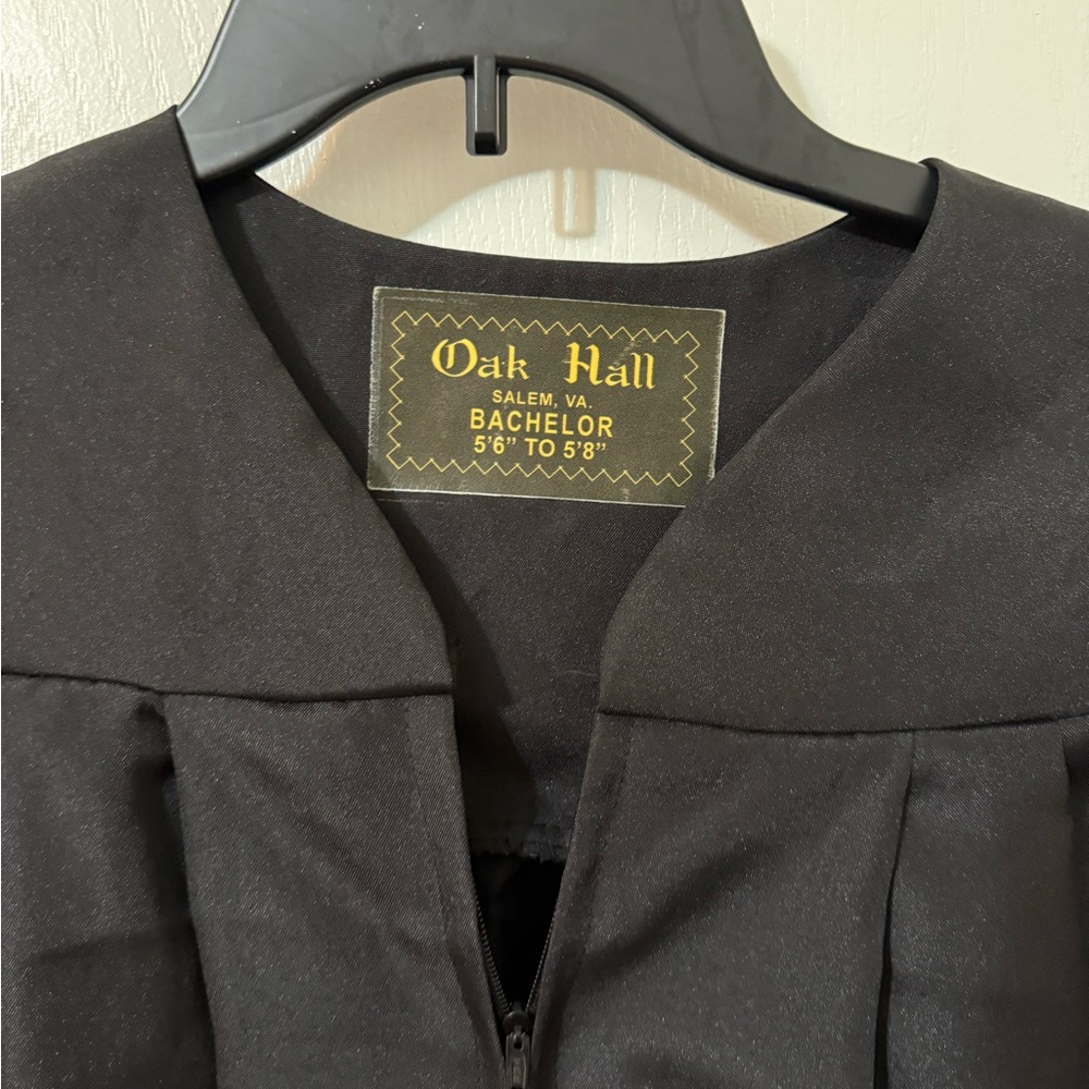 Black Graduation Gown - Classic Academic Robe - Picture 2 of 3